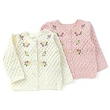 Biquette Club (ビケットクラブ ) カーディガン (80～130cm) キムラタンの子供服 (10422-174) ピンク 80