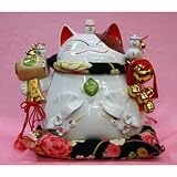招き猫 置物・開運・縁起物・金運・風【(猫舎 招福だるまバンク(大)】 N1新築祝い・開店祝い...