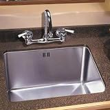 Just Manufacturing JCDGUF-2024-A Single Bowl - Undermount -18 Gauge - with Integra Overflow [並行輸入品]