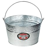 Behrens All Purpose Round Tub 4-1/4 Gal Galvanized by Behrens Manufacturing Llc [並行輸入品]
