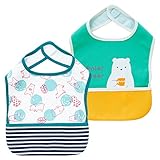 西松屋 EFD 2枚組袖なし食事用エプロン（白くま） ベビー ベビーサイズ 男の子