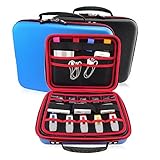 Generic Bluee : Large Size Portable Square Storage Bag Organizer for 3.5" Hard Drive, HDD Bag, Power