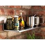 IKEAステンレススチール壁シェルフ24 x 8 "キッチンスパイスラックストレージオーガナイザーLimhamn