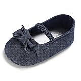 サクララ（Sakulala) 赤ちゃん 靴 お姫様 女の子 ファーストシューズ ドレスシューズ デニム リポン やわらかい 歩行練習 履き心地いい 出産お祝いプレゼント ギフト