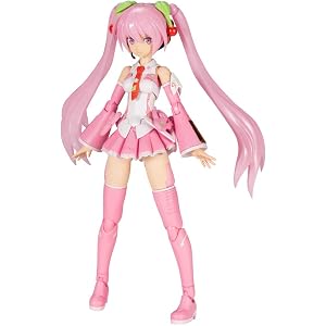 フレームアームズ・ガール フレームミュージック・ガール 桜ミク 全高約150mm NONスケール プラモデル