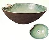 ふくろう付小判型手洗鉢（器具付）568-02