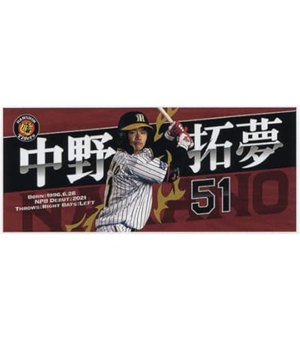 Amazon.co.jp: 阪神タイガース グッズ 選手フォトタオル 2022-2024 (51