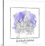 Inner円ギャラリー‐ Saint Basil 's Cathedral – Brushstroke Buildings 16" x 16" 2415494_1_16x16_none