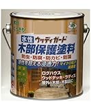 ガーデン用品 DIY 塗装 おすすめ 塗装用品 木部用保護塗料 水性ウッディガード 0.7L 07・ブラウンオーク