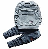Toddler Baby Boys Girlsスウェットシャツトップス+パンツCartoon服装服 US サイズ: 4 T カラー: グレー