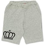 ベビードール 斜めロゴハーフパンツ 子供服 150cm グレー