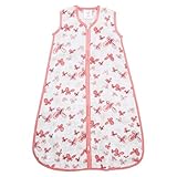 Aden by Aden + Anais Classic Sleeping Bag 100% Cotton Muslin Wearable Baby Blanket Large 12-18 Month