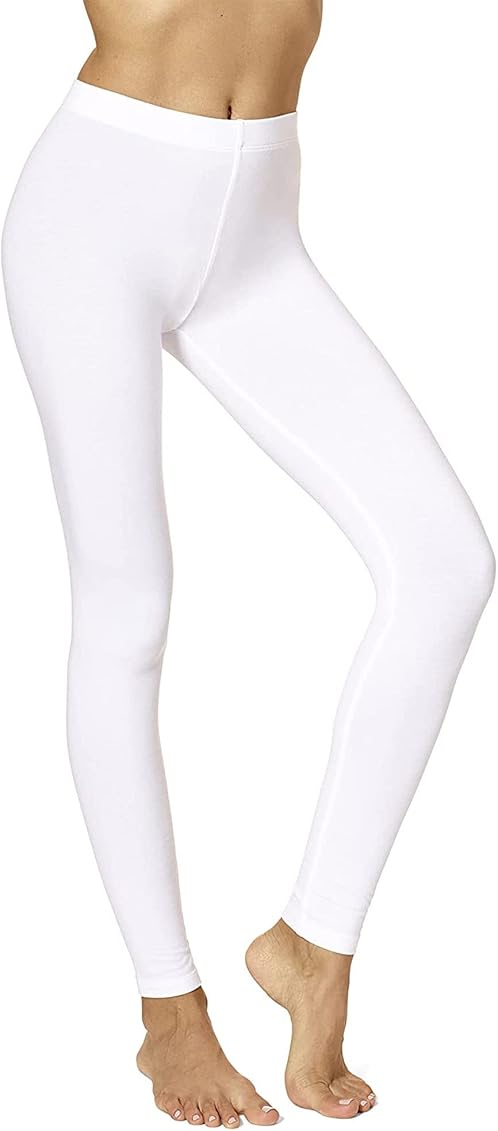 No Nonsense Women's Cotton Legging, White, Small : Amazon.com.au: Clothing,  Shoes u0026 Accessories
