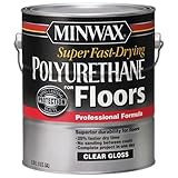 Minwax 13020000スーパー速乾性ポリウレタンの床、1ガロン、グロス