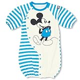 ベビードール ディズニー 新生児用2wayカバーオール ドレスオール ボーダー 子供服 DISNEY Collection 50-70cm ミッキー