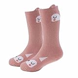 Domybest 1pcs ベビーソックス チューブソックス 子供ソックス 靴下 綿 無地 キッズ 男の子 女の子 0-4歳 滑り止め 防寒 通園 通学 普段着 お出かけ