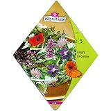 [春・夏・秋まき　食用花のミックスタネ]フラワーインクッキング（エディブルフラワーミックス） 1袋