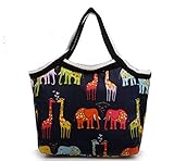 formanism 多柄 カラフル 鮮やか エコバッグ マザーズ ママ 手提げ トート バッグ レディース (C)