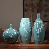 現代のシンプルな家の飾りリビングルームテレビキャビネットワインキャビネットの装飾創造的なセラミックテーブルの花瓶の手工芸品