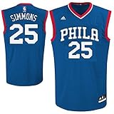 Ben Simmons Philadelphia 76ers # 25 NBA Youth Road Jerseyブルー ブルー