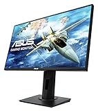 ASUSゲーミングモニター24.5インチ VG258Q(1ms/144HZ/HDMI/DP/DVI/スリムベゼル/G-SYNC™対応/FreeSync対応/フリッカーフリー/昇降ピボット/VESA)