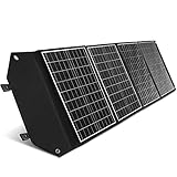 AIPER（アイパー）ソーラーパネル 120W ソーラーチャージャー 折りたたみ式 急速充電 自立スタンド付き 直列並列可 太陽光発電 単結