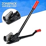 ZONEPACK H400ロングハンドルスチールバンド鉄のはさみタングステンカーバイドスチールストラップ鋼帯はさみ