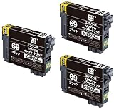 ecorica ICBK69 リサイクルインクカートリッジ ブラック エコリカ ECI-E69B 3個セット