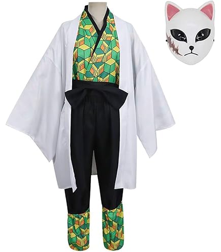 半額★コストモ製　鬼滅の刃　真菰　コスプレ衣装　お面付き 半額☆コストモ製 鬼滅の刃 真菰 コスプレ衣装 お面付き