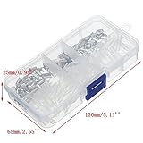 圧着端子メススペードコネクタ絶縁スリーブキット（2.8mm 4.8mm 6.3mm）
