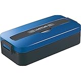 アスベル お弁当箱1段800mL ランタスMC SS-800C バッグ付き メタリックブルー 3159