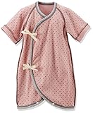 大衛 アメジスト amethyst やわらかコンビ肌着フライス 水玉ピンク 50cm ~ 60cm