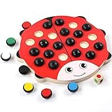 SONONIA ２セット　知育玩具　木製　カブトムシ　メモリ 　多くの遊び方　チェス　ボードゲーム　旅行おもちゃ　子供　プレゼント