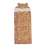 TYGJ　ベビー　赤ちゃん　ブランケット　パイル毛布　フカフカ　かわいい　包み込む 　おくるみ　可愛いキリン　帽子　スナップ ボタン付き　出産祝い キッズ