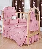 Pink Browning Buckmark 3 Piece Crib Set + Diaper Stacker & Comforter by Browning