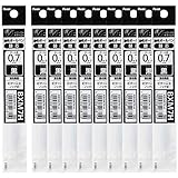 ぺんてる ボールペン替芯 ビクーニャ 0.7mm XBXM7H-A 黒 10本