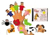 Get Ready Kids Nursery Rhyme Finger Puppet Set [並行輸入品]