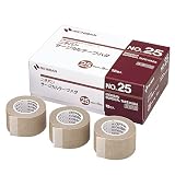 サージカルテープ・ハダNo.25 (25mm×9m) 12巻入×(3セット)