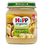 HiPP Organic Banana & Rice Pudding 4+ Months 125g (Pack of 2) - ヒップ有機バナナ＆ライスプディング4+ヶ月125グラム (Hipp) (