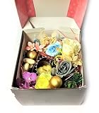 チョコレートキャンドルのフラワーボックス　スクエアBOX B