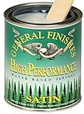 General Finishes PTHS High Performance Water Based Topcoat, 1 pint, Satin [並行輸入品]