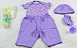 Reborn人形OOAKベビー女の子フラワーOnesieパンツ衣装帽子ミトンModified PUTTYおしゃぶりおむつ式ボトルFakeフェイク牛乳セット