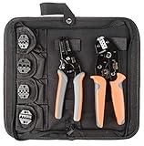 アイウィス(IWISS) SNシリーズ ダイス交換式 マルチ圧着工具セット オープンバレル 裸端子 絶縁端子 棒端子用 KIT-SN-2549-Pro