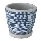 SPICE プランター ドットライン ブルー レリーフ CCGH1820BL