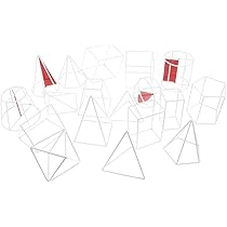 アトリエ教材 幾何形体3個(球体、四角すい、 円錐に角棒) アトリエ教材 幾何形体3個(球体、四角すい、 錐に角棒) - 彫刻