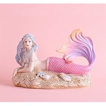 6-71「マーメイドちゃんBlue」 シーグラスアート インテリア 雑貨 人魚姫 Amazon.co.jp: 人魚姫 置物 かわいい おしゃれ 海の娘