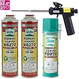 ヘンケル Sista 発泡ウレタン【1液タイプ】 シスタ・プロM5290キット【専用ガンW927：1台＋シスタ・プロM5290：2本＋シスタ・プロP8970：1本】シスタキット