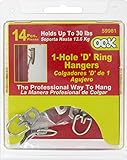 OOK 59981 Hole D-Rings Value Box, 14 sets 14 sets [並行輸入品]