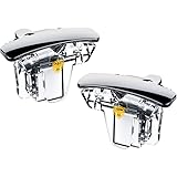 AksBlay 荒野行動 PUBG Mobile コントローラー 2019年最新型 スマホ用ゲーム透明金属製 射撃ボタン 左右兼用 連続射撃 電源ボタンと干渉しない iphone/Android 各種ゲーム対応可能 【2個パック】