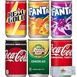 缶ジュース ミニ 詰め合わせ 160ml 業務用 ソフトドリンク 缶 炭酸 6種 30本 箱買い コーラ ジンジャエール